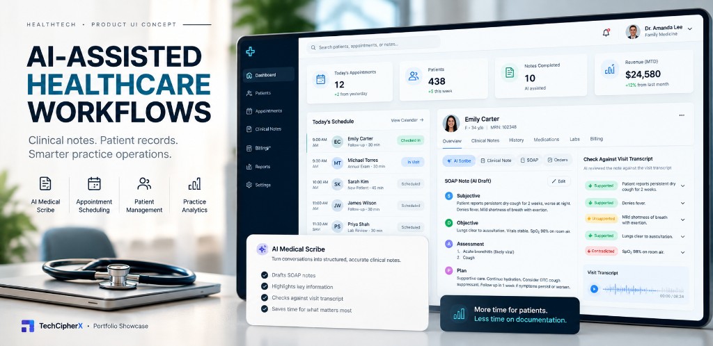 AI Healthcare Dashboard & EMR