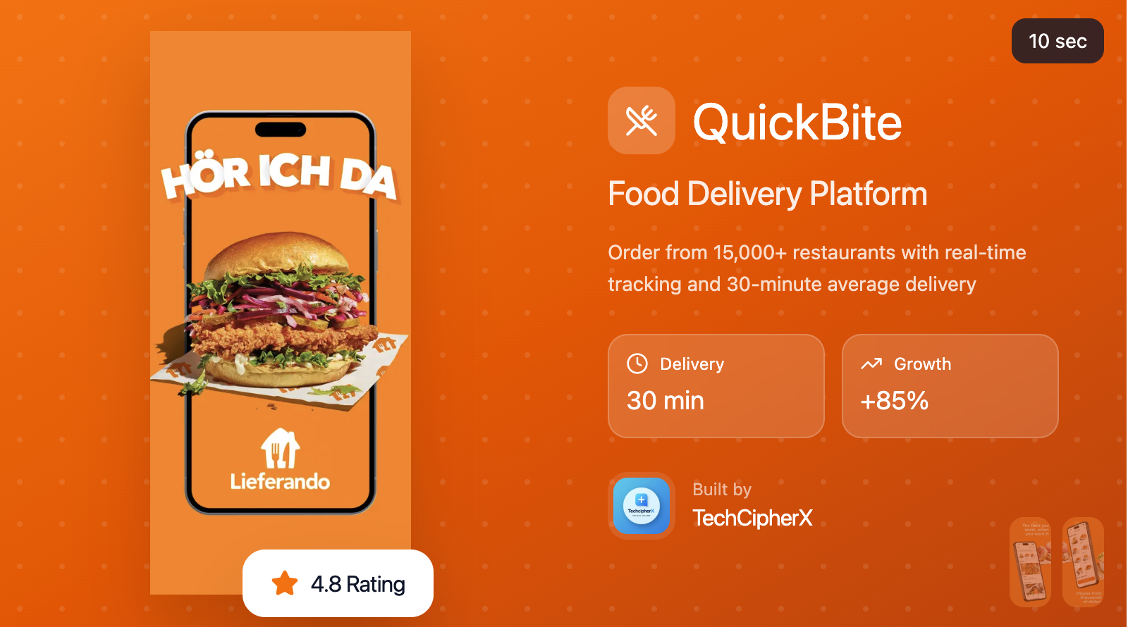 Lieferando – Food & Grocery Delivery Platform