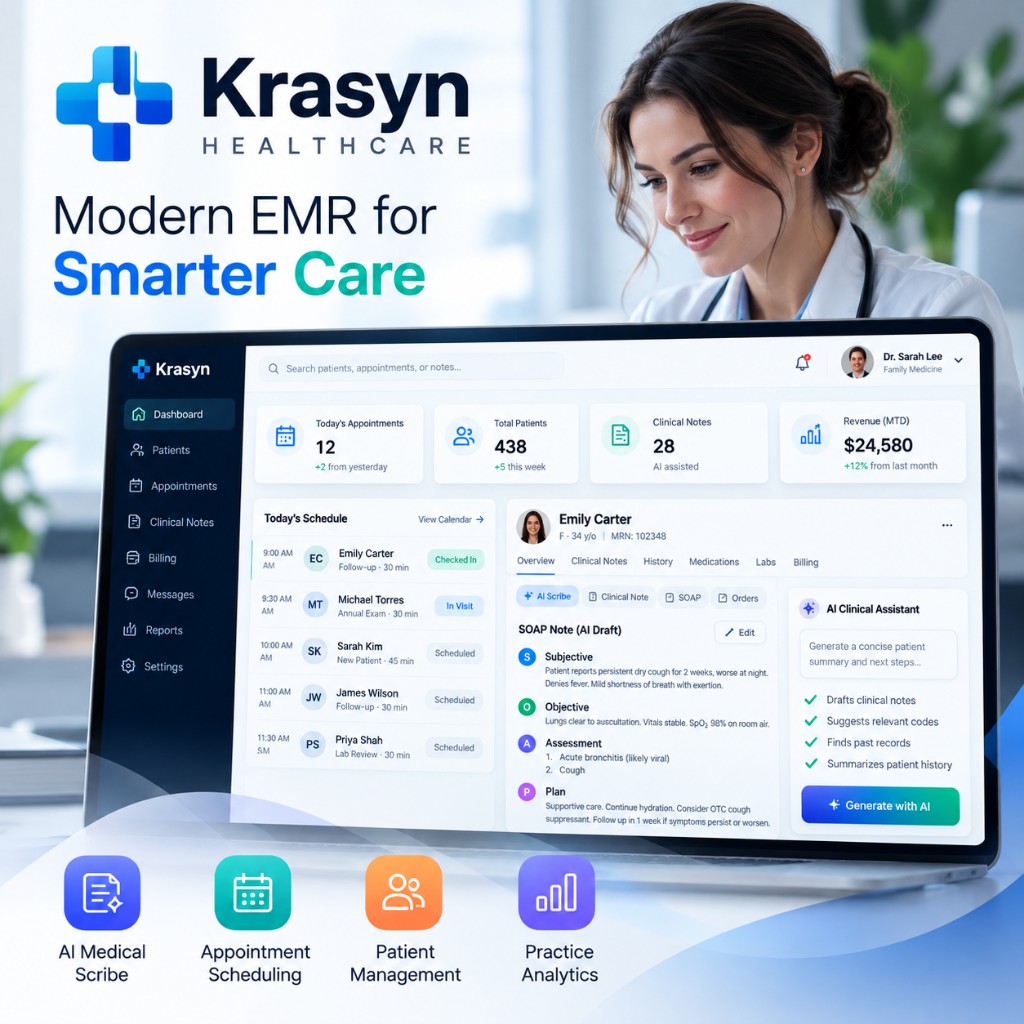 AI Healthcare Dashboard & EMR
